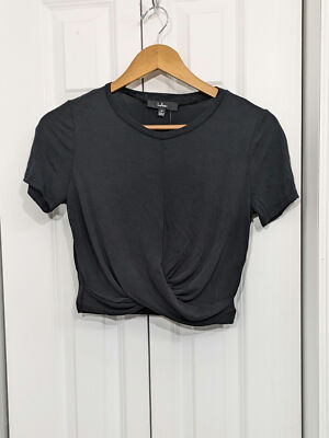 Lulus NWT Women's Size Medium Blouse Black