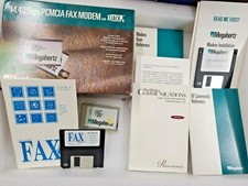 Megahertz 14,400bps PCMCIA Fax Modem with XJack for Palmtop Handheld PC Computer