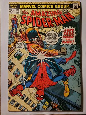 Amazing Spider-man #123, FN+ Power Man