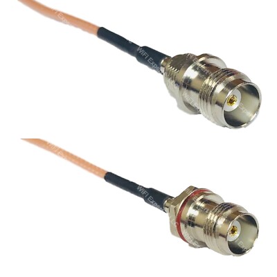 RG316 TNC FEMALE to TNC Female Small Bulk RF Cable Rapid-SHIP LOT
