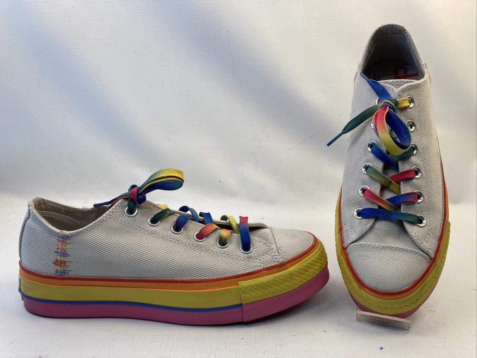 ?Sneaker bassa donna Converse CTAS Lift OX Vintage bianco 564992C donna 10