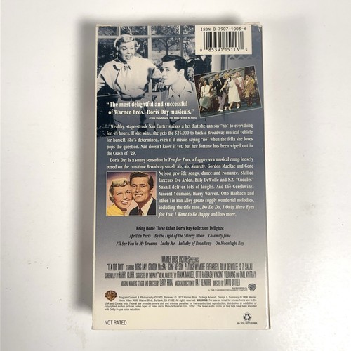 Tea for Two - VHS - Tested! Doris Day - Foto 3 di 4