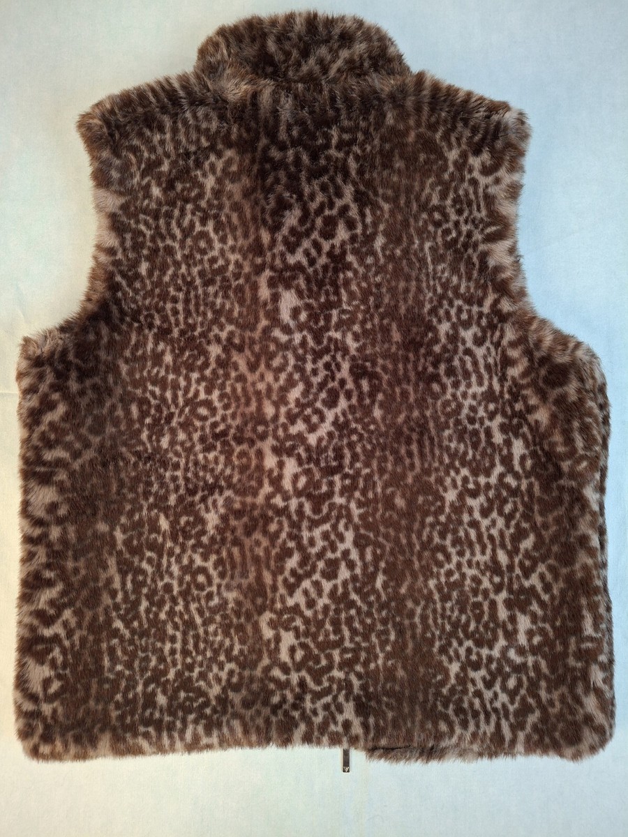 vintage leopard far vest 80s〜90s 【公式通販】