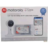 Motorola Lux64CONNECT 4.3 Full HD Wi-Fi Video Baby Monitor - White