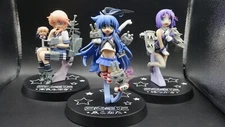 SEGA Lucky Star Miyuki, Tsukasa & Konata Izumi figure Set KanColle Ver.