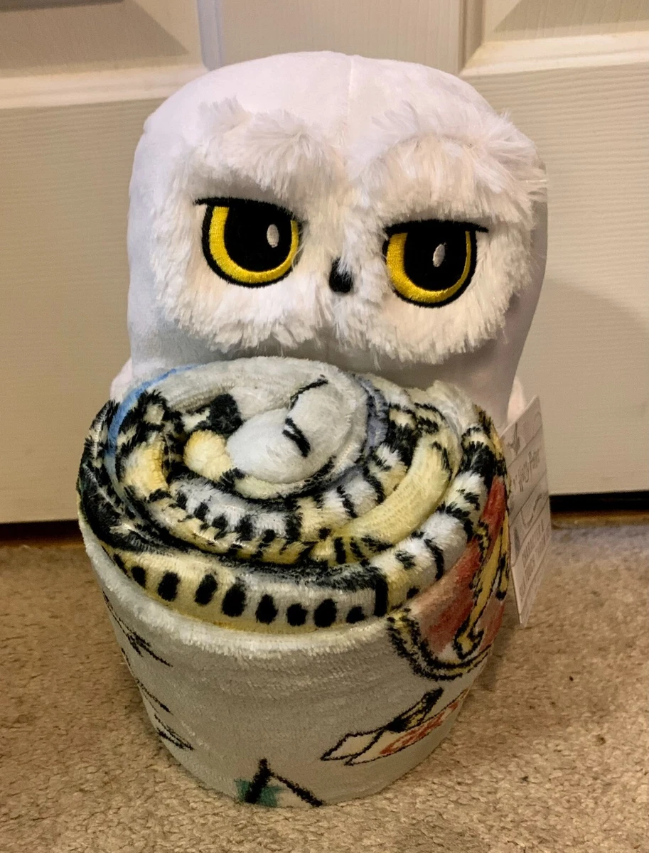 Harry Potter Hedwig Hugger Plush and 40u0026#034; X 50u0026#034; Throw Blanket Set  | eBay
