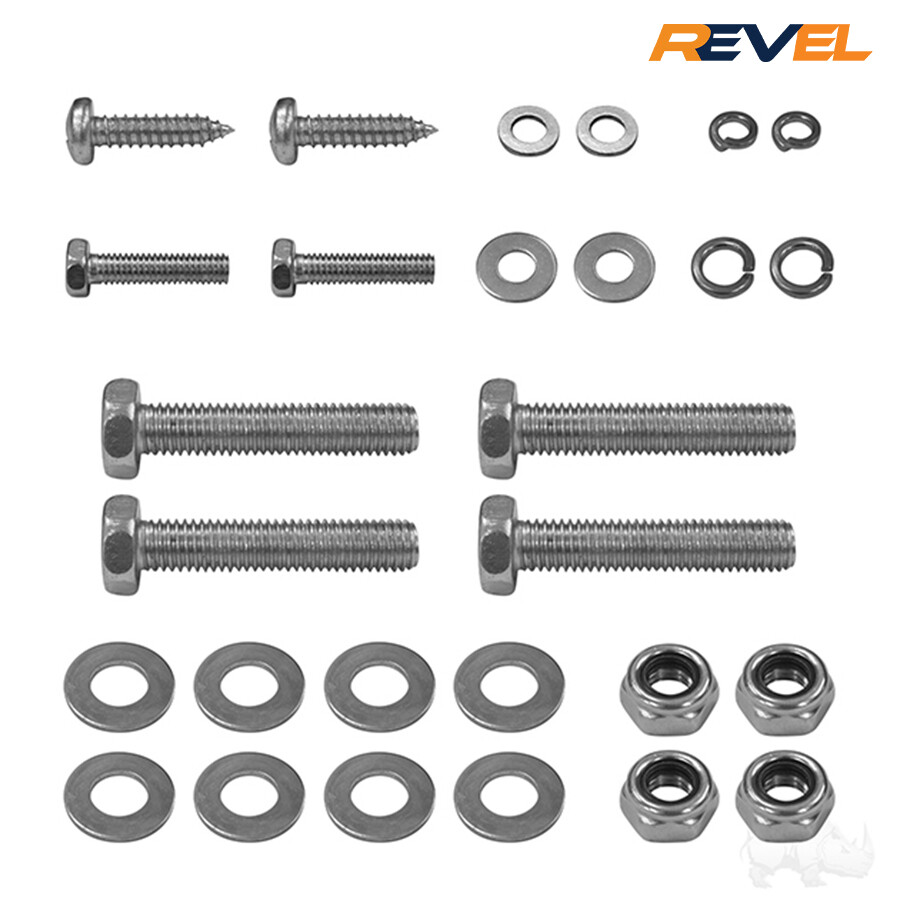 Club Car Precedent & Tempo Golf Cart Aluminum Cargo Box w/ Mounting Kit