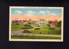 Oak Bluffs, Massachusetts  Ocean Park  1930s Linen