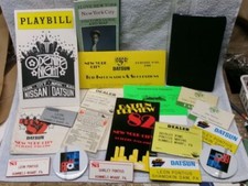 * Vintage = LOT - Datsun Nissan ADVERTISING ITEMS from DEALER SHOW in NYC - 1982