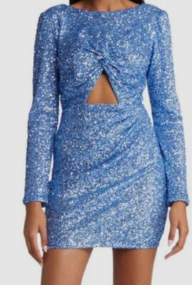 mini party dress Pink Sequins Tight Mini Party Dress with One Shoulder – Dreamdressy