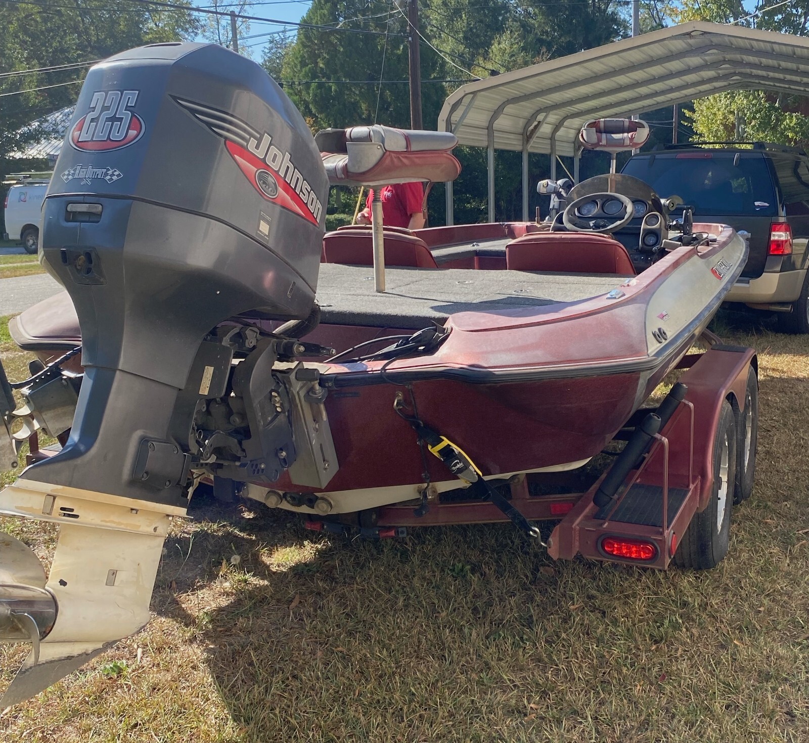 1993 Stratos 201 Pro 20'3" Bass Boat & Trailer eBay