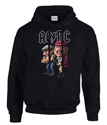 AC-DC AC DC Rock Music Hoodie Kapuzenpullover Schwarz -31067 -SW