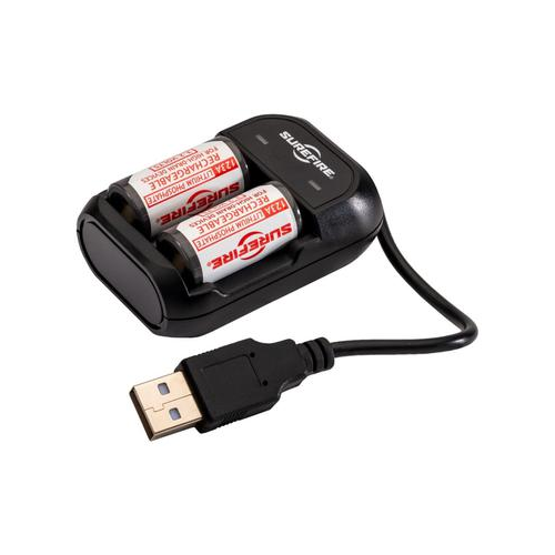 SureFire Lithium Iron Phosphate Rechargeable Batteries Include Charger Kit-image