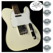 6 Set Guitar Tuner Conversion Bushings Tuning Pegs Adapter Ferrules US STOCK