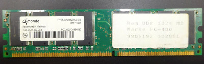 Qimonda 1GB (1x1GB) DDR1 HYS64D128320HU-5-B 400 CL3 PC3200U-30330-B0 #R555
