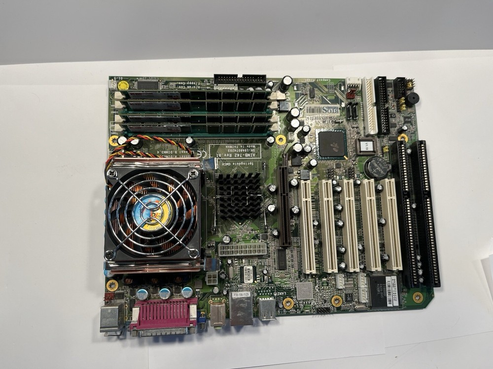 Advantech AIMB-742 Rev A1 Motherboard Bundle w/ P4 CPU & 4GB RAM