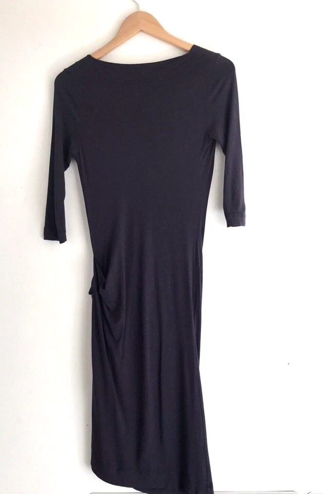 Vestido midi VIVIENNE WESTWOOD Anglomania azul elástico manga 3/4 talla M dinero antiguo Foto 2 de 4