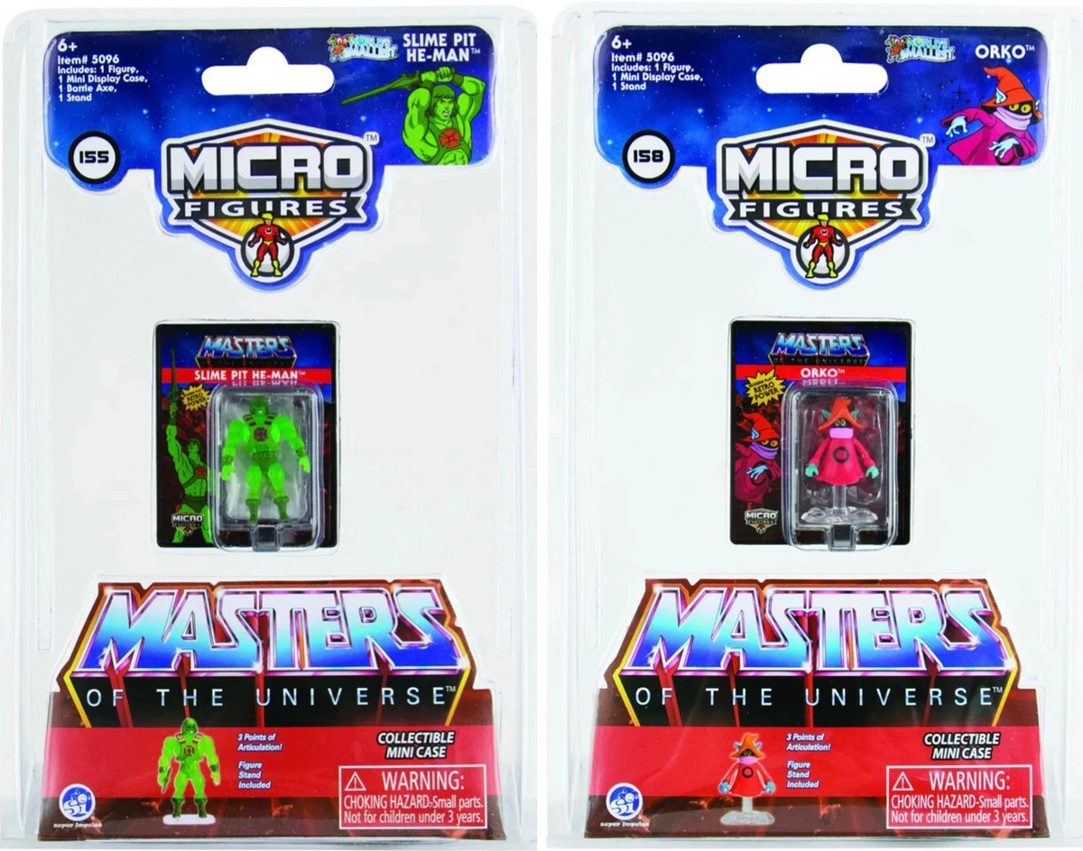 Set Collezionabile Masters Of The Universe He-Man Minis Slime Pit, 4 Figure Mattel - 3
