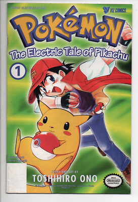 Pokemon 1 The Electric Tale Of Pikachu Viz Comic Book 1999 Toshiro