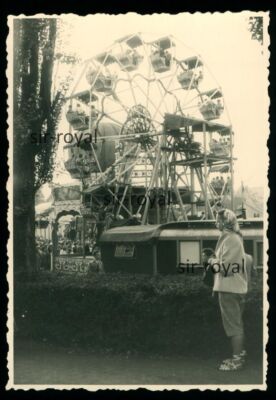 Wormser Backfischfest - Riesenrad - 1960er Jahre - Worms - Foto 7x10cm