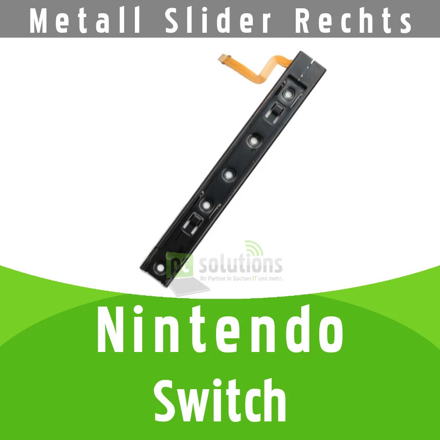 ✅ Nintendo Switch Rechte Metall Schiene Slider Rail Rechts + Flex Kabel Joy-Con
