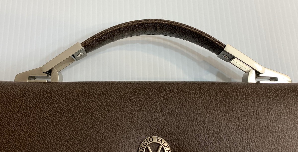 Giorgio Valenti Men's Business Bag w/Lock Never Used Expandable