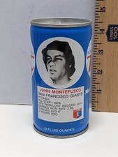 John Montefusco RC Cola Can San Francisco Giants 1976 MLB Baseball Collectible 