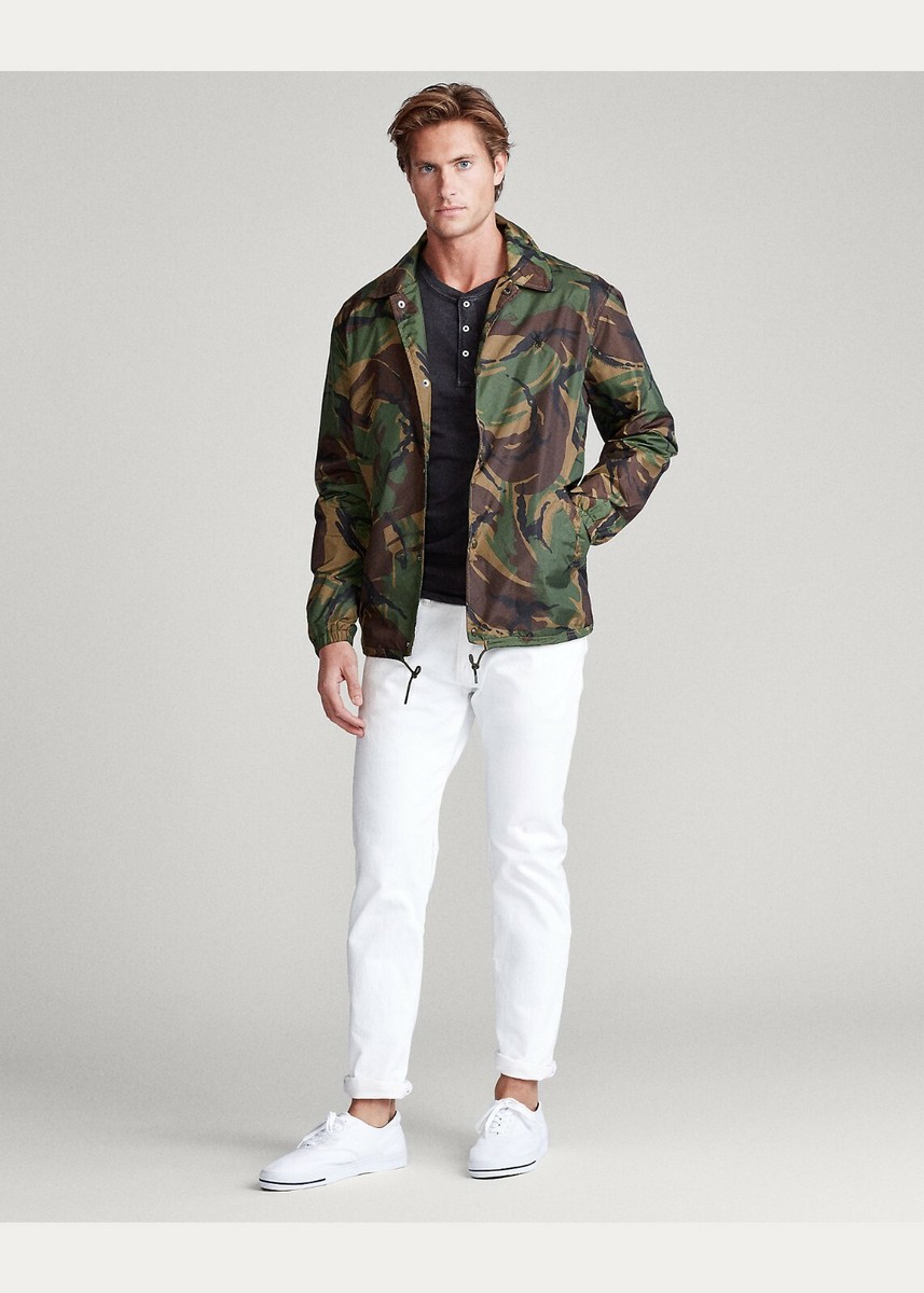 Polo Ralph Lauren Military Army Surplus Camo Pony Logo Windbreaker