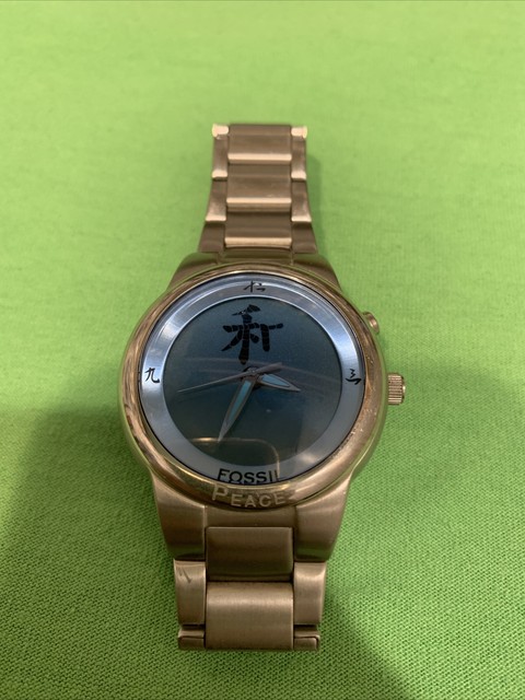 fossil big dial watch