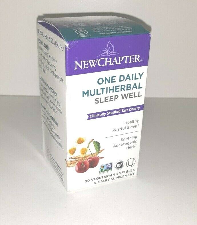 Brand NEW New Chapter One Daily Multiherbal Sleep Well Healthy Restful Sleep
