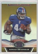 2011 Topps Platinum Gold Refractor Ahmad Bradshaw #138 3a3