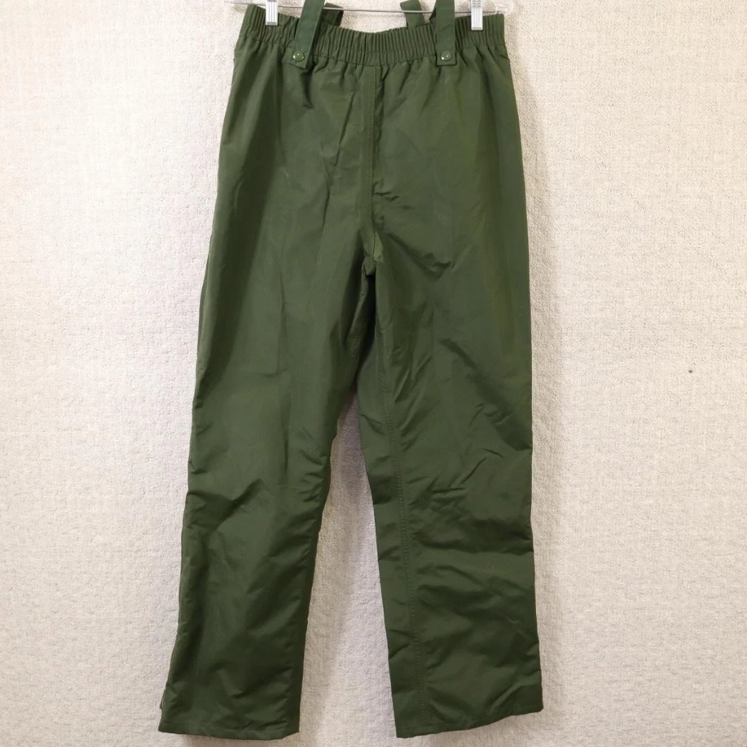 R&R Uniforms GORE-TEX Rain Pants Mens MT Green Waterproof USA Side Zip Work