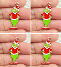 Lot Cartoon Christmas Pendant DIY earring Necklace Jewelry Making