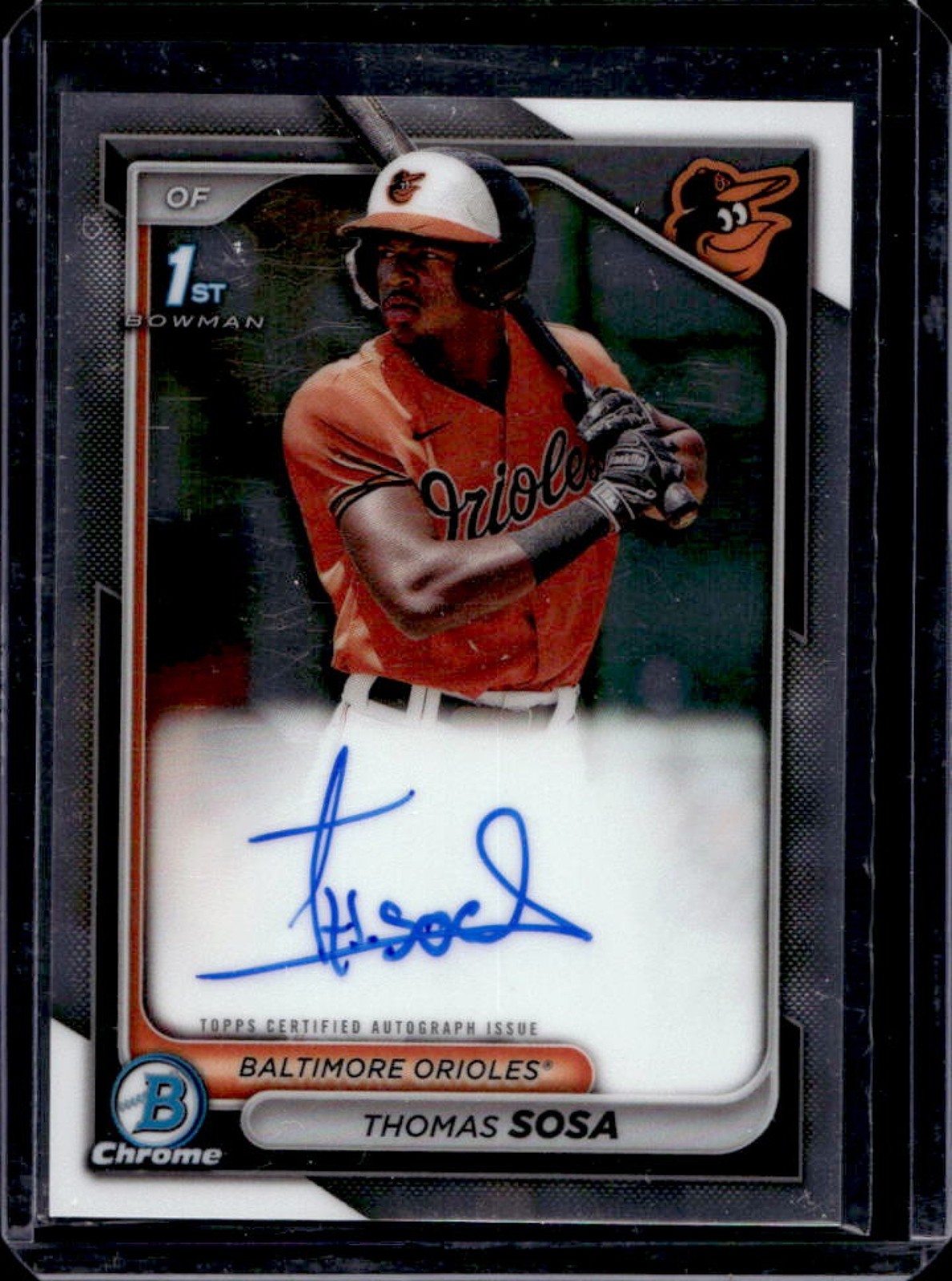 2024 Bowman Chrome Thomas Sosa Auto 1st #CPA-TS Orioles