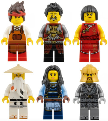 Lego New Ninjago Legacy Golden Weapons Minifigures 71858 Four Weapons Blacksmith