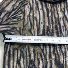 Cabela's Men's Camouflage Fleece Zip Jacket Brown Green Black White — photo 9