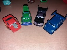 Disney Pixar Cars Tuner Set, Wingo,Snot Rod,Boost,DJ Mattel 1:55 Metall