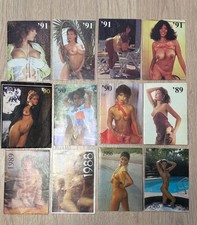 Lotto 12 Calendari Poster con Ragazze dal 1986 al 1991