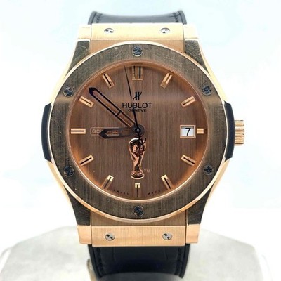 Hublot Classic Fusion World Cup 45mm 18k Rose Gold Men's 511.PX.0210.GR.FIF10