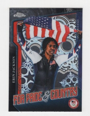 2026 TOPPS CHROME U.S. OLYMPICS FOR PRIDE & COUNTRY ERIN JACKSON #PC-16