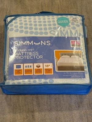 Simmons Cooling Knit Mattress Protector, Queen Size