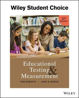 Educational Testing and Measurement Buch John Wiley & Sons Inc