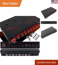 MB Quart 7-Band Graphic Equalizer with Subwoofer Control and Multiple Inputs
