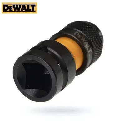Heavy Duty 1/2-Inch To 1/4-Inch Drive Socket Bit Adapter For Impact Wrench – Fits DT7508-QZ & DT7508 Models, Steel Converter Tool