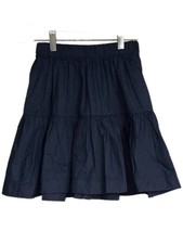 Abercrombie Fitch - Black Tiered Skirt Lightweight Cotton Blend - Size XS