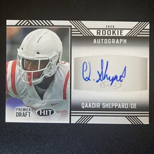2020 Sage Hit Rookie Autographs Qaadir Sheppard #A82