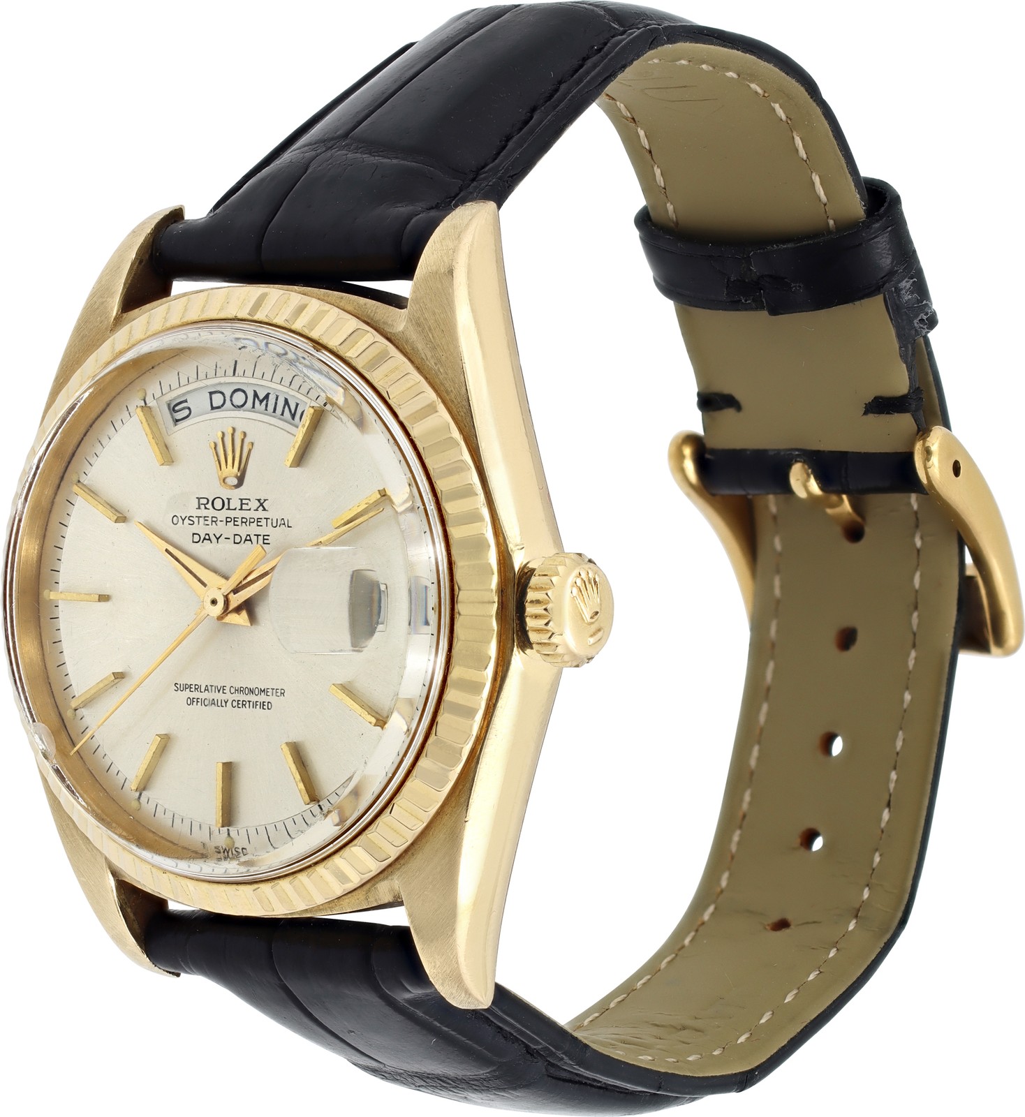 Rolex Day-Date 1803 18k Silver dial 36mm Automatic watch image 2