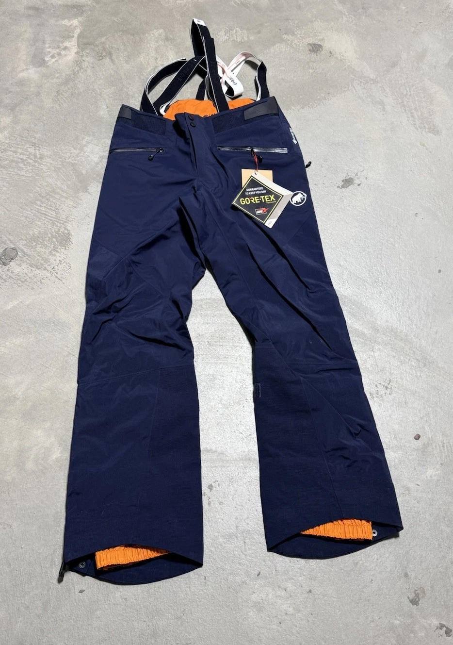 MAMMUT EIGER EXTREME Norwand GORE-TEX Pro Pants Mens Size 32 USA Dark Blue