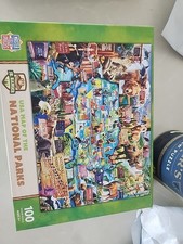 MasterKidsPieces - USA Map of the National Parks - 100 Piece Jigsaw Puzzle