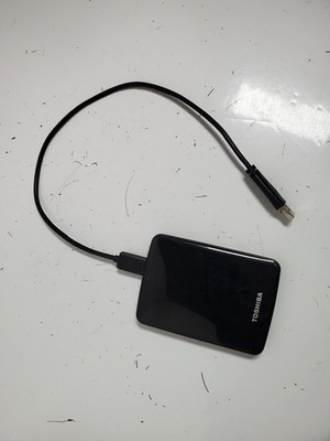 Toshiba Canvio 1TB Portable External Hard Drive USB 3.0   Black - USED